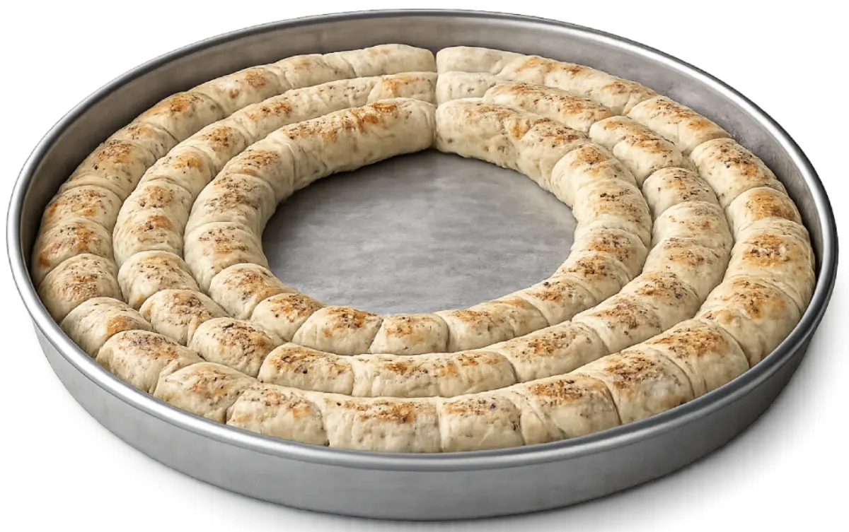 Klasik kol böreği üretim çıktısı